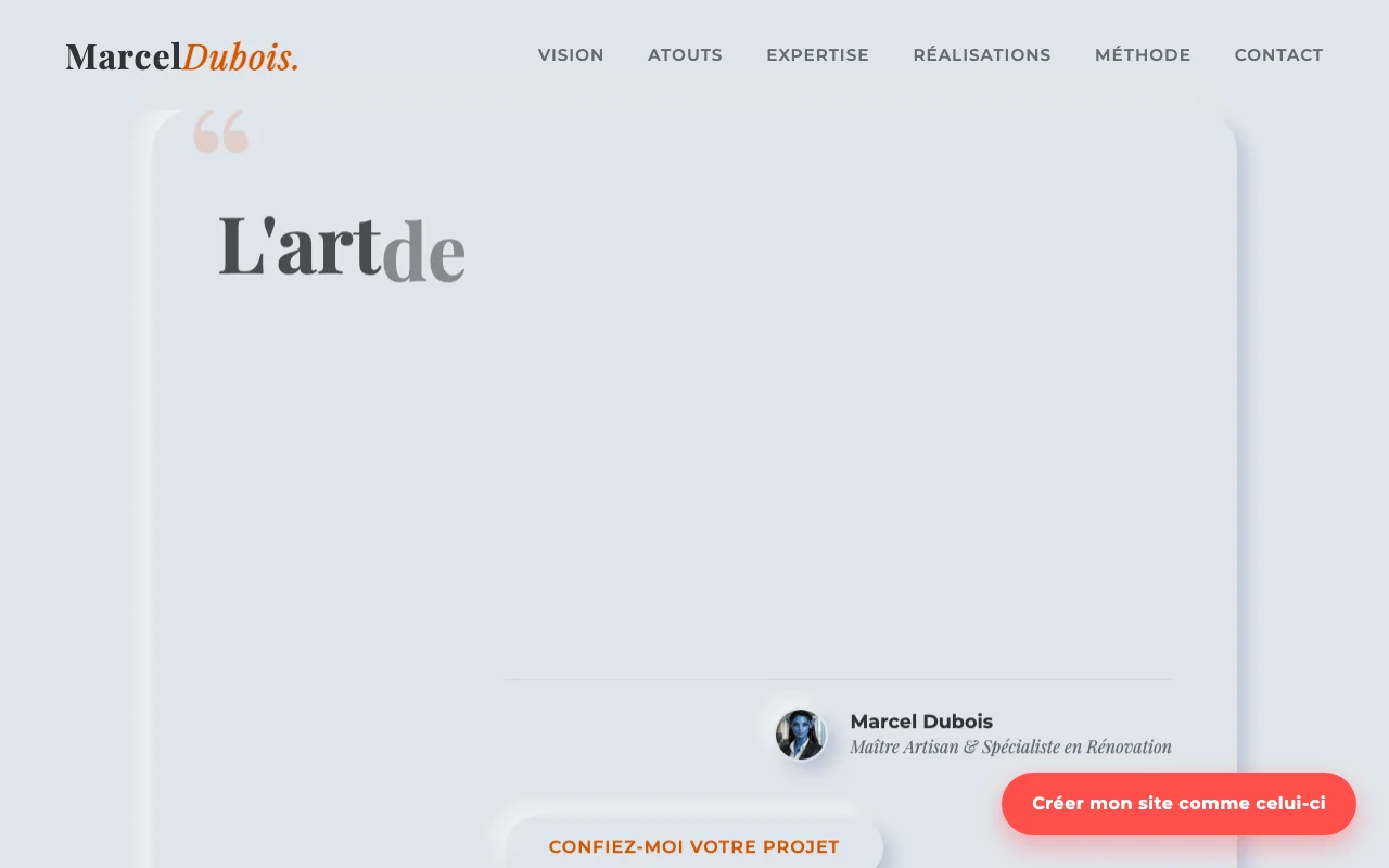 Services freelance — Manifeste