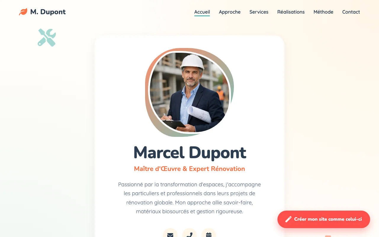 Services freelance — Chaleureux
