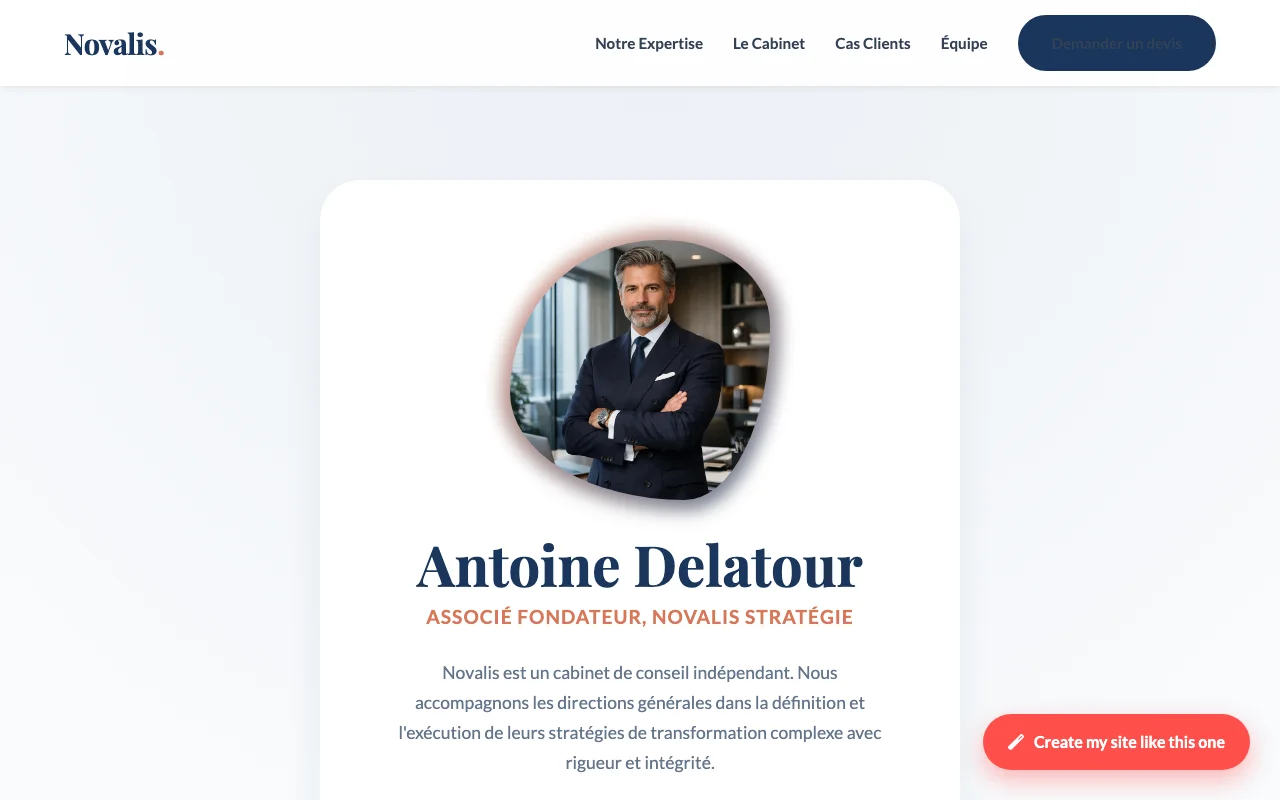 Business site — Warm