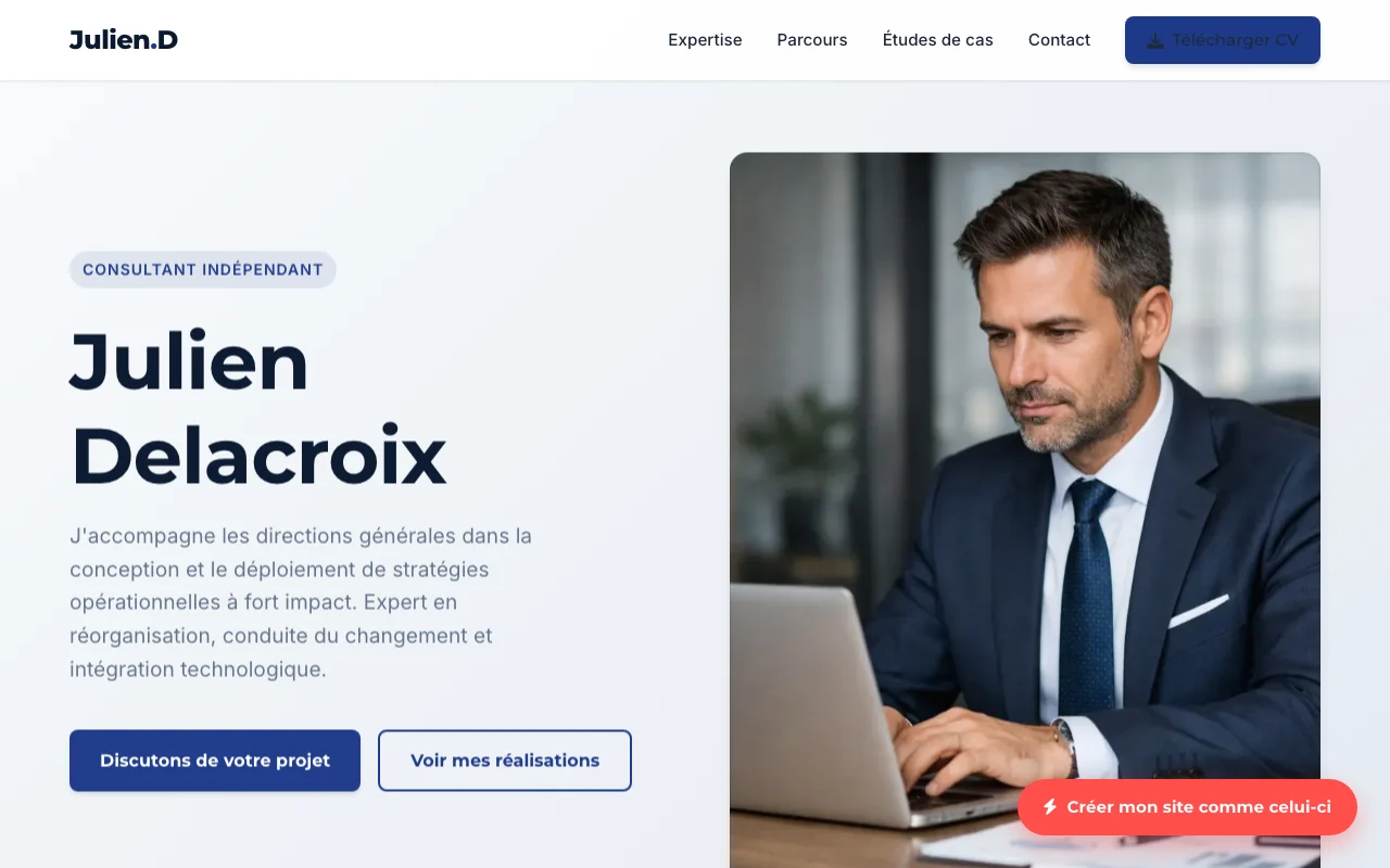 Professional CV — Corporate