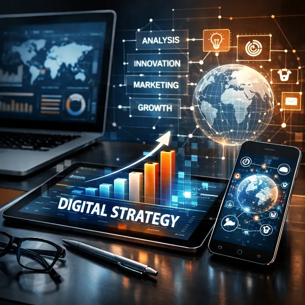 Abstract Representation of Digital Strategy