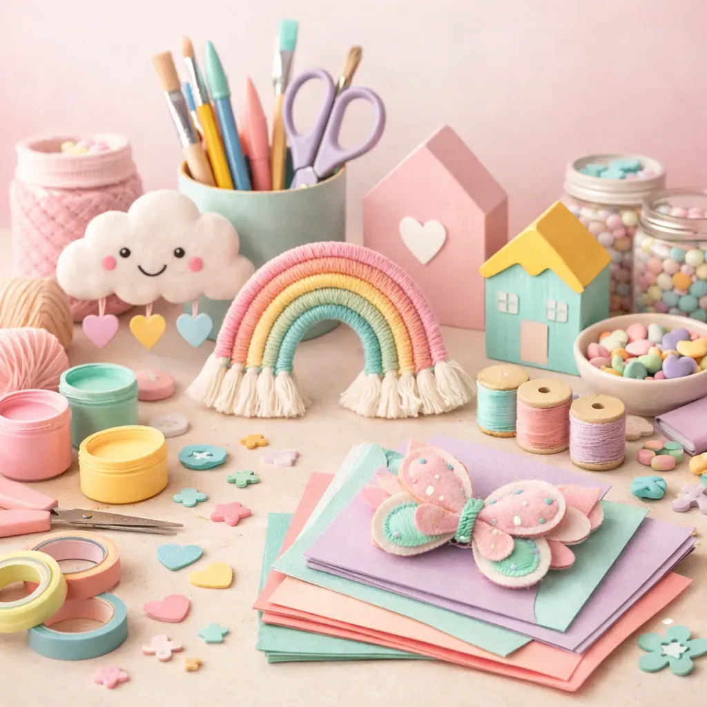 Creative pastel crafts for brand repositioning