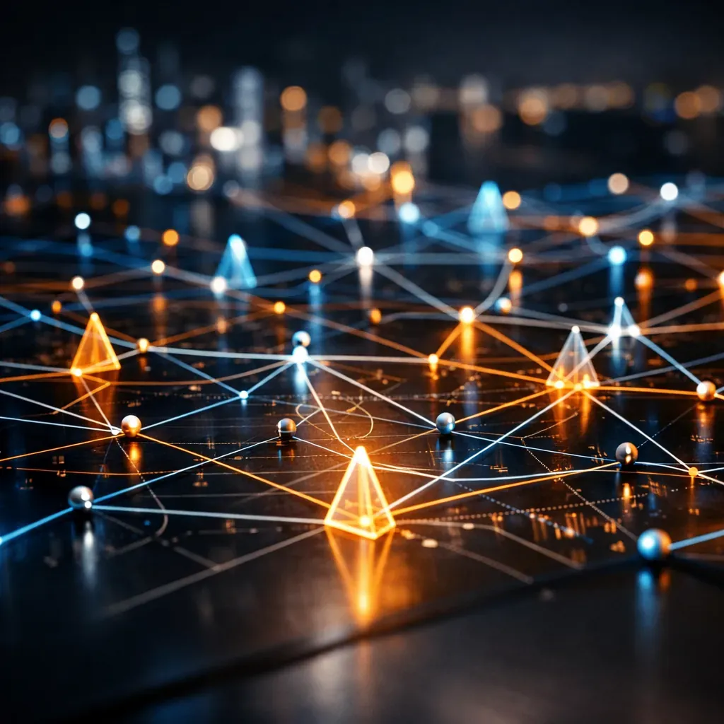 Abstract visualization of strategic network