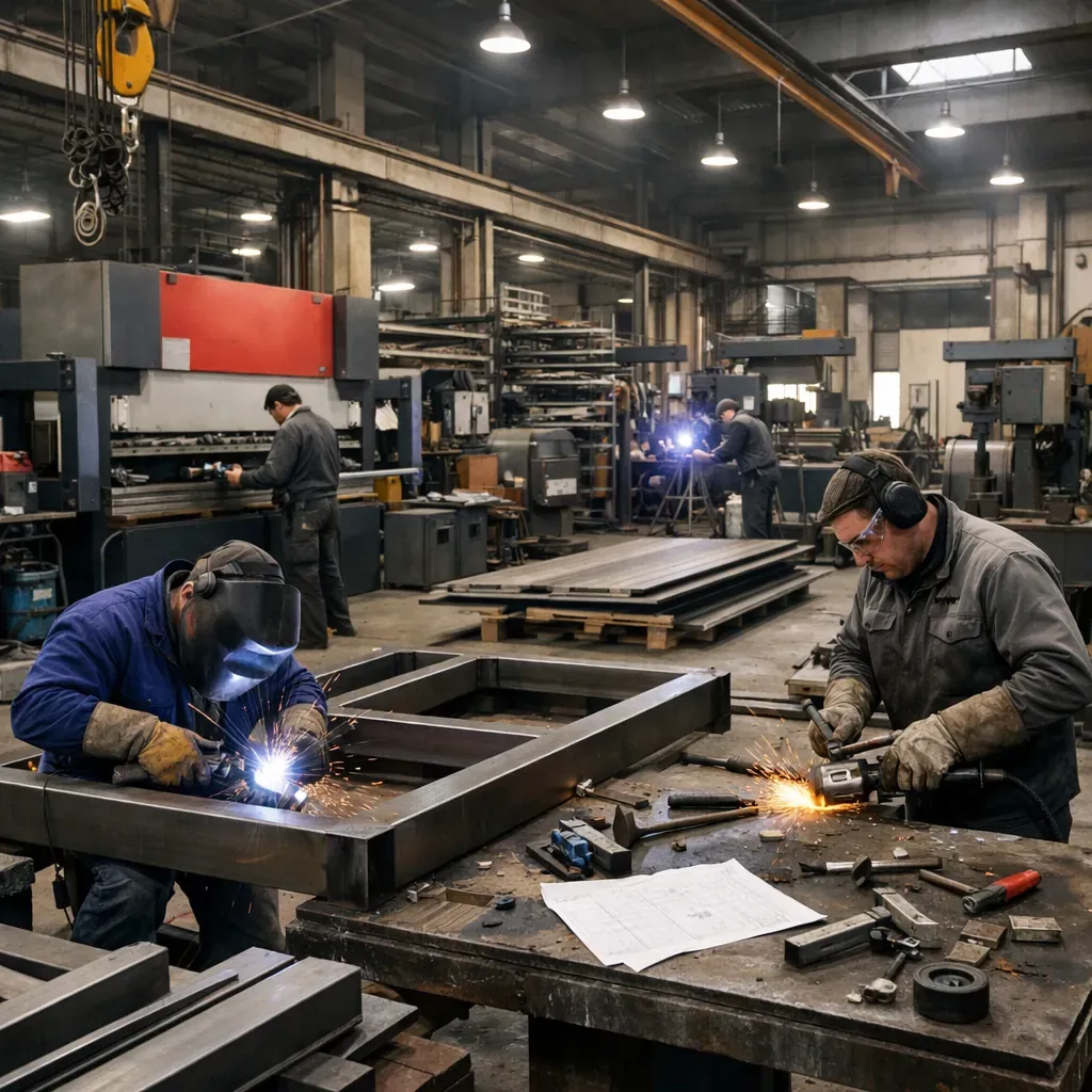 Atelier de fabrication métallique