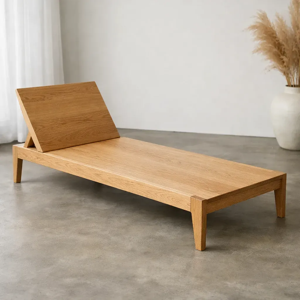 Chaise minimaliste en bois