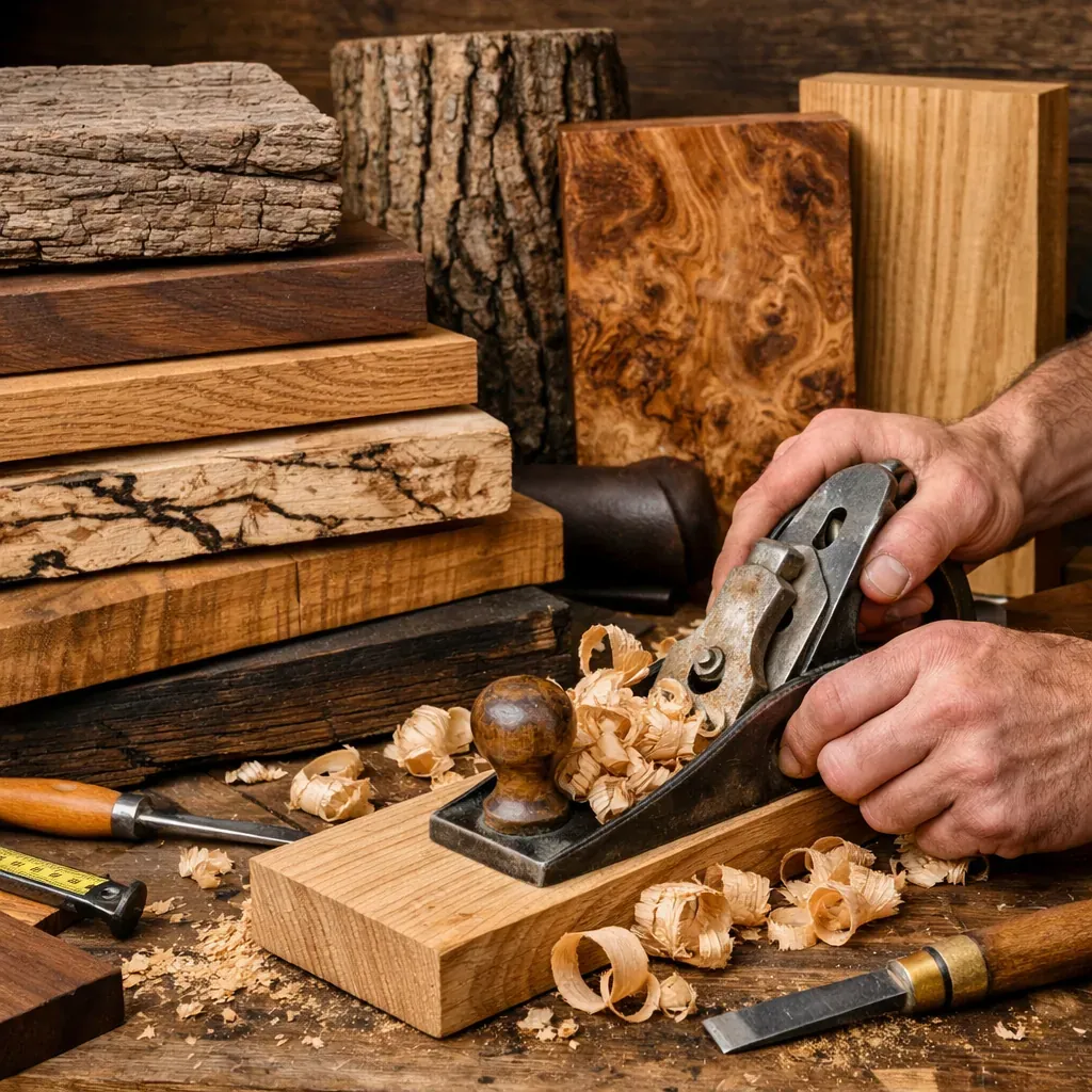 Travail du bois et textures
