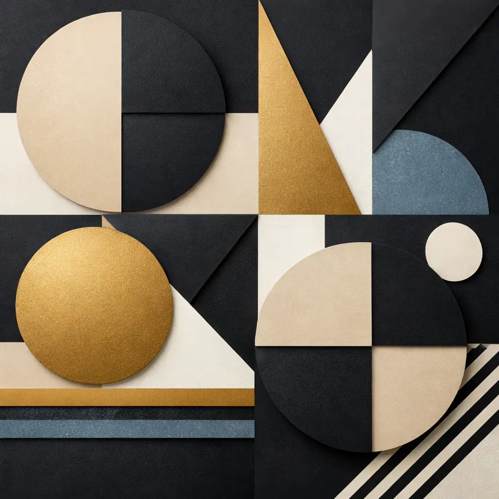 Design abstrait géométrique