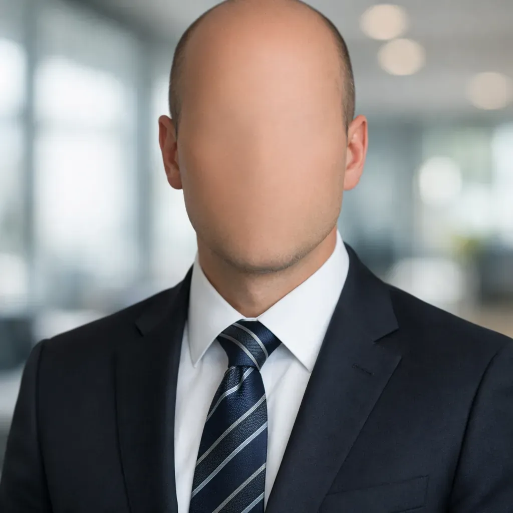 Portrait homme responsable produit
