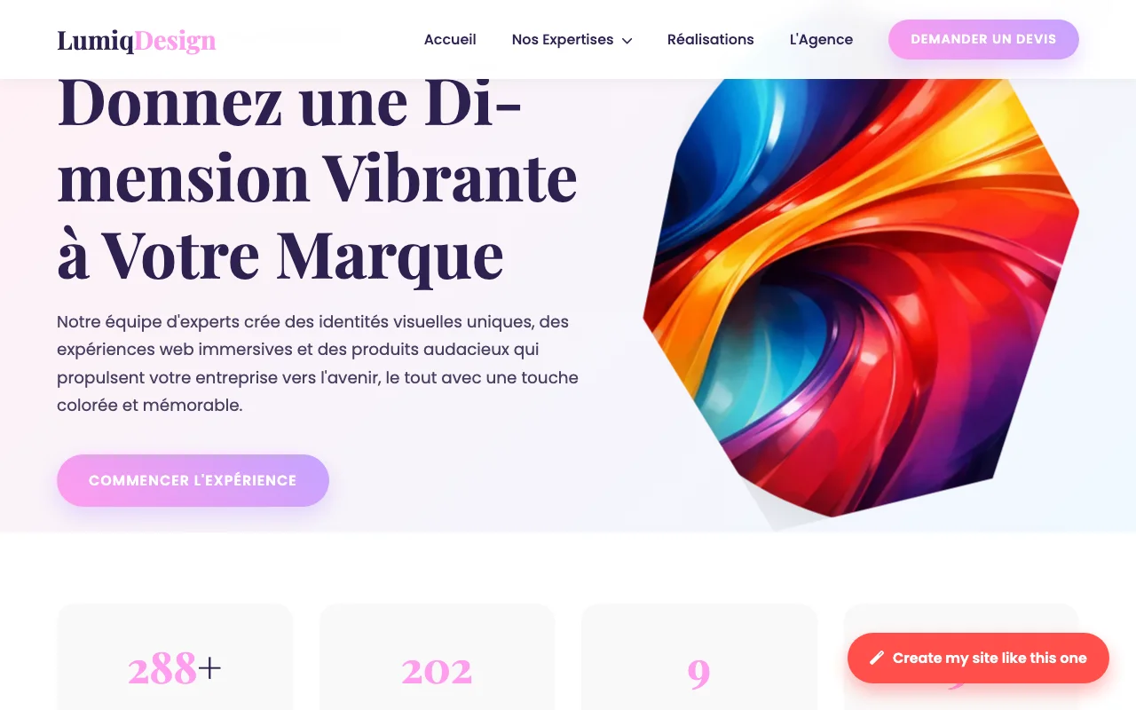 Site d'entreprise — Classique