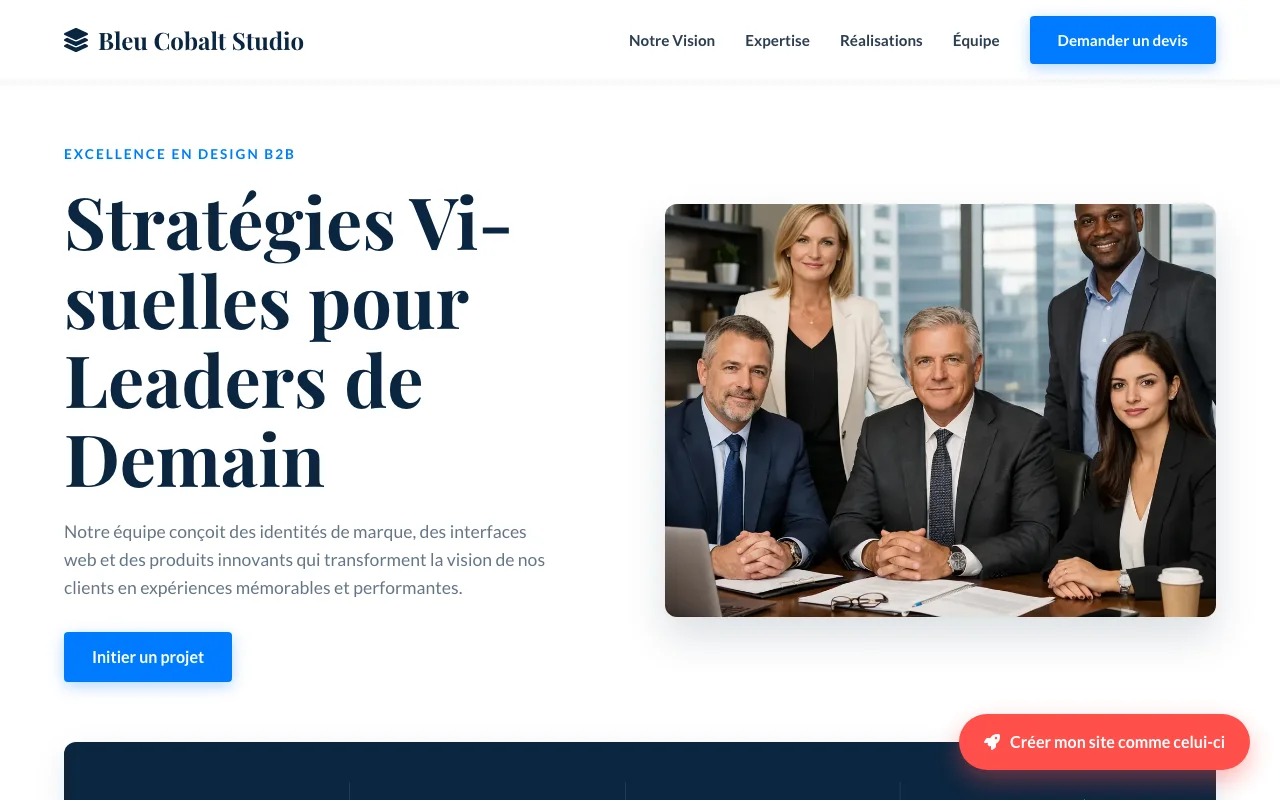 Site d'entreprise — Corporate