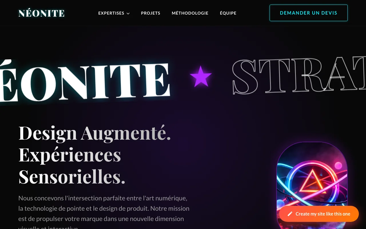 Site d'entreprise — Tech impactant