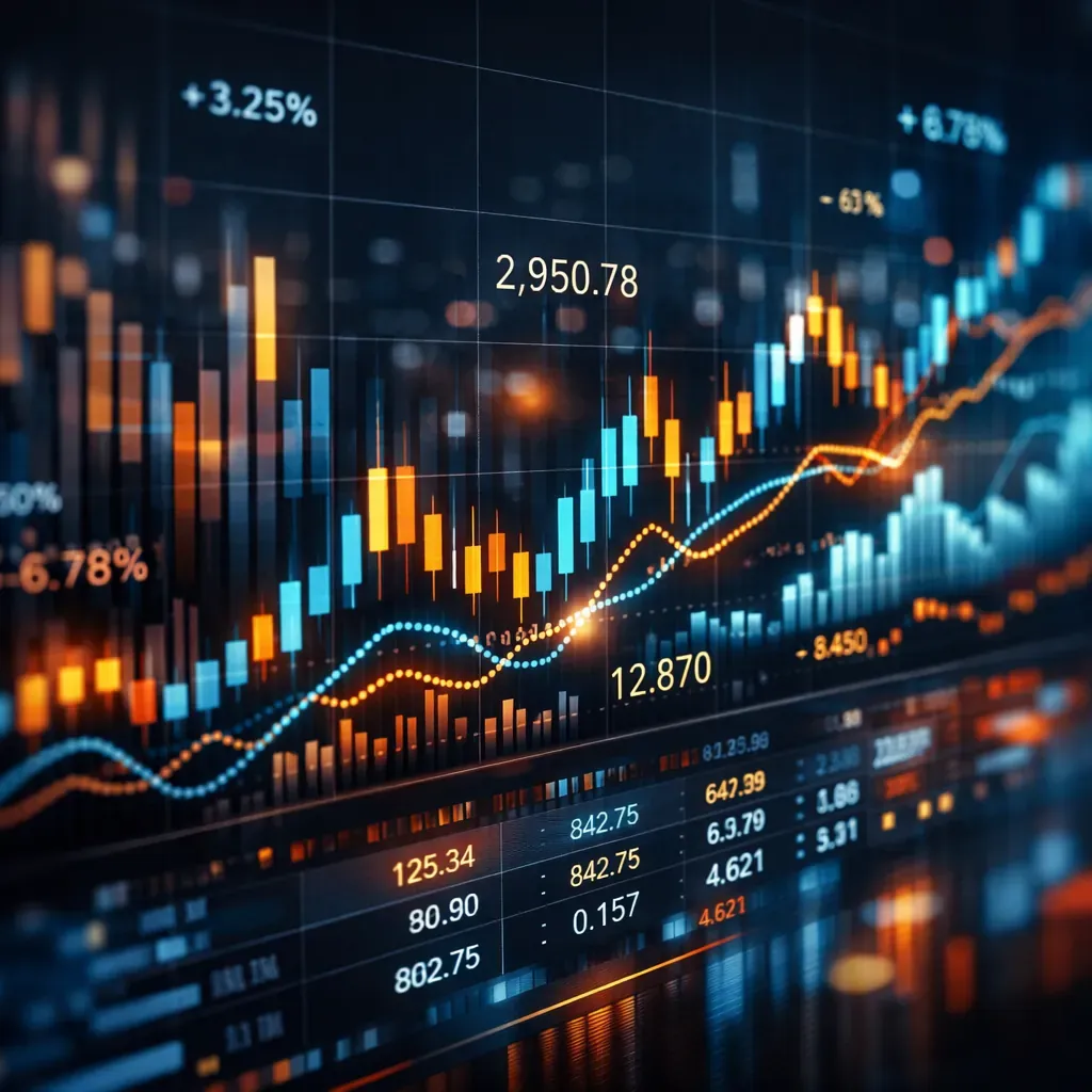 Abstract digital representation of financial data