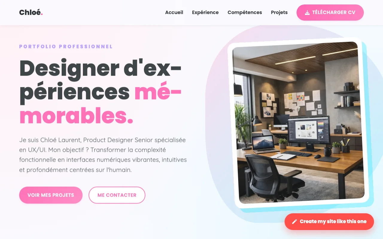 CV professionnel — Classique