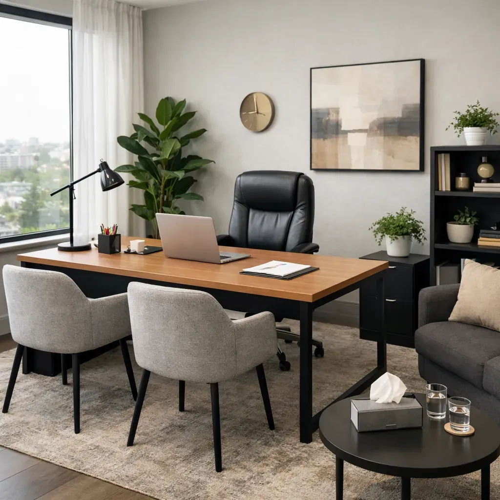 Bureau moderne de consultation