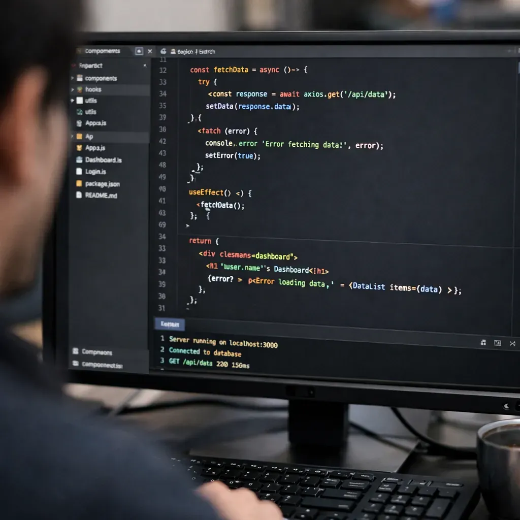 Coding dark interface environment