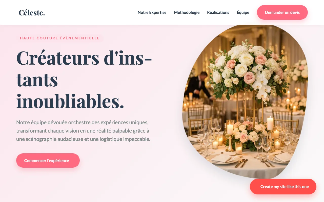 Site d'entreprise — Classique