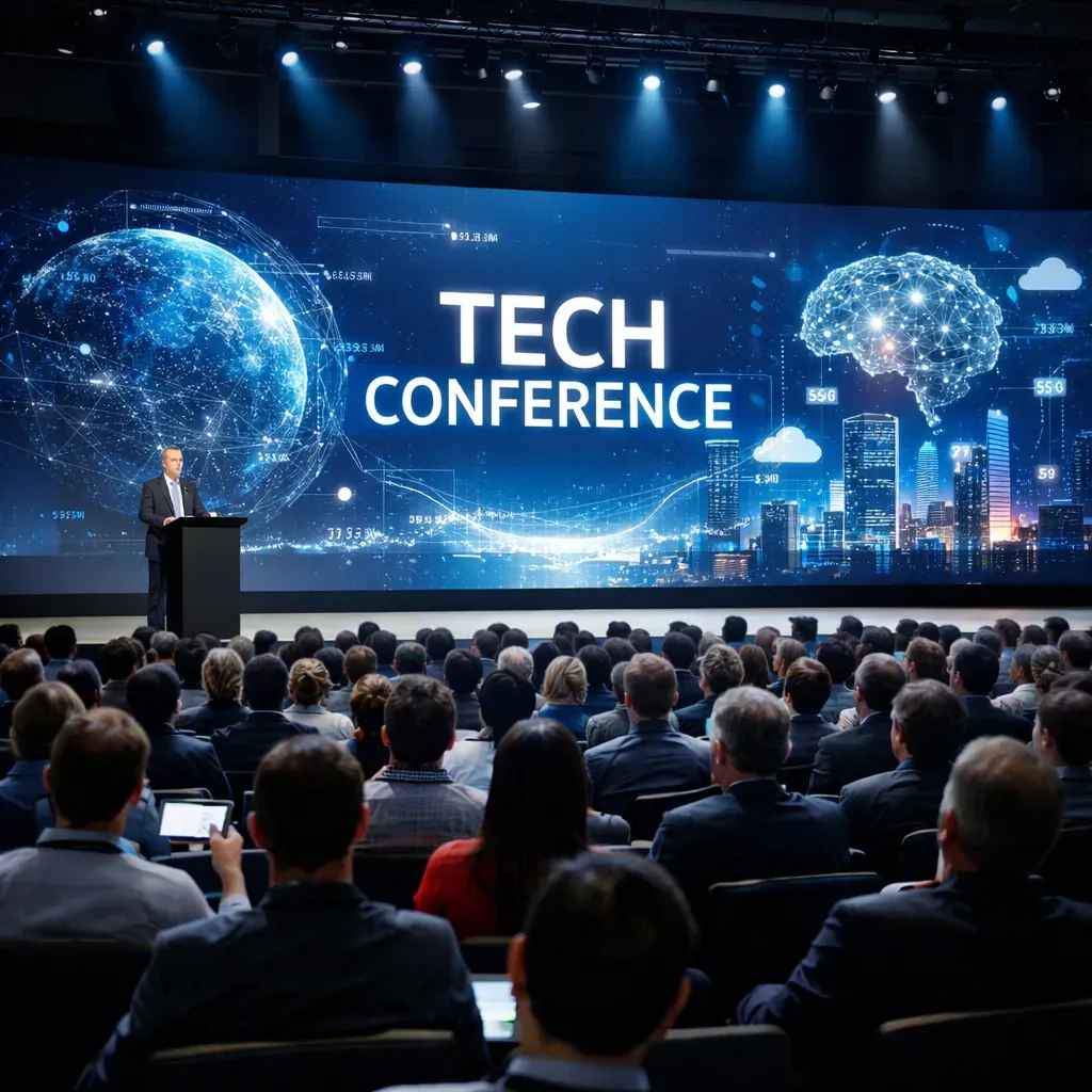 Auditoire de conférence technologique
