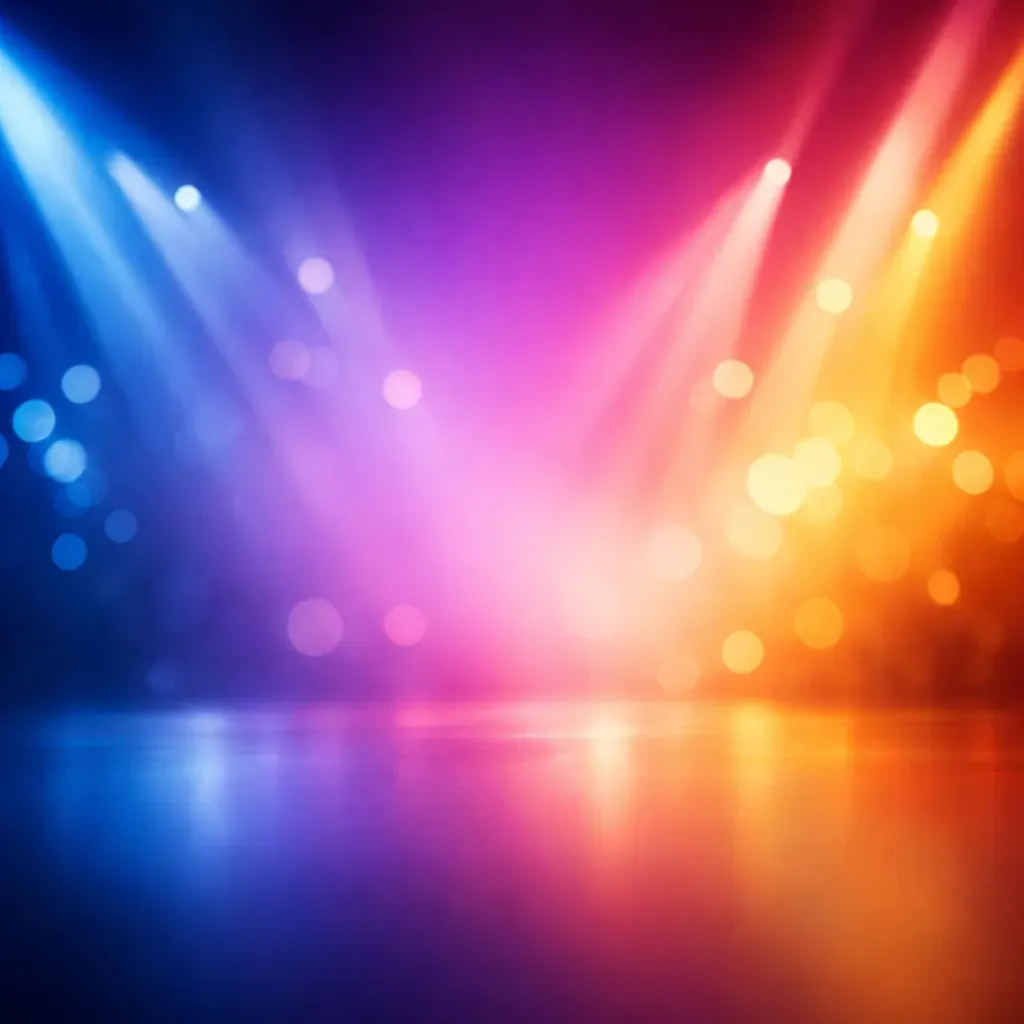 Abstract gradient background representing innovation and event lighting