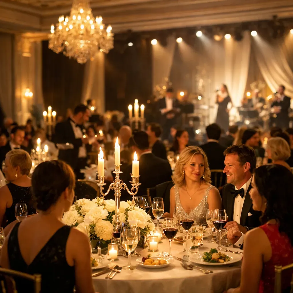 Ambiance dîner de gala