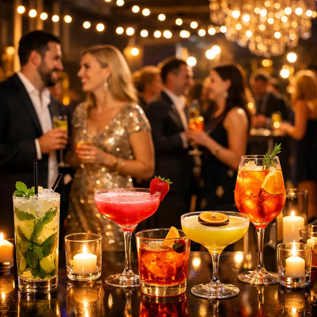 Ambiance cocktail festif