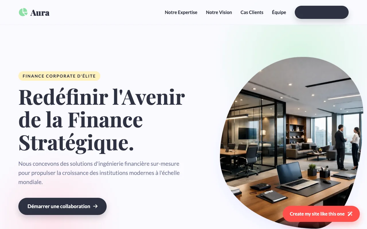 Site d'entreprise — Classique