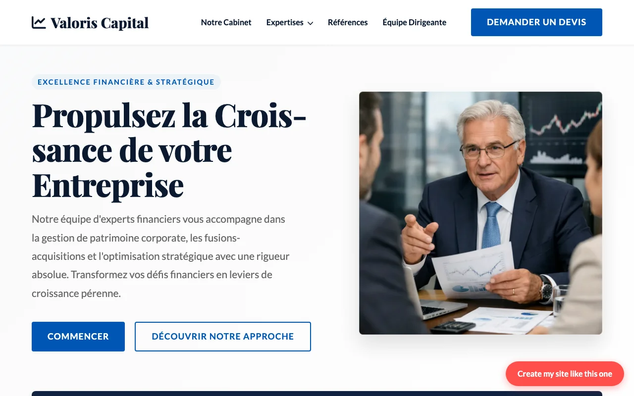 Site d'entreprise — Corporate