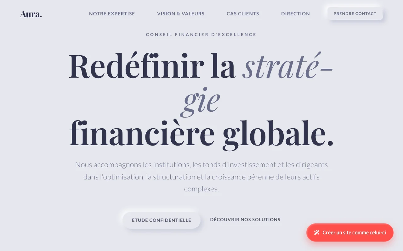 Site d'entreprise — Éditorial