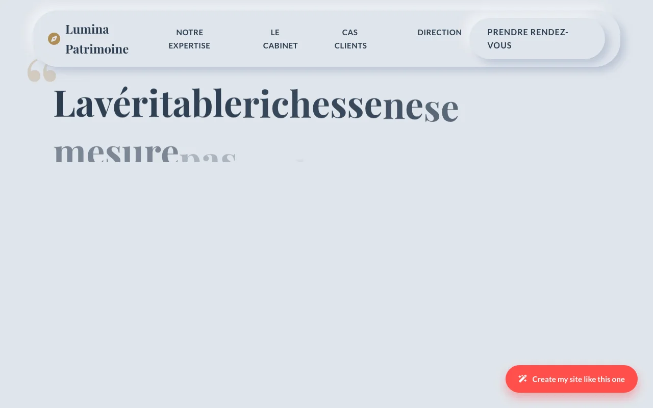 Site d'entreprise — Manifeste