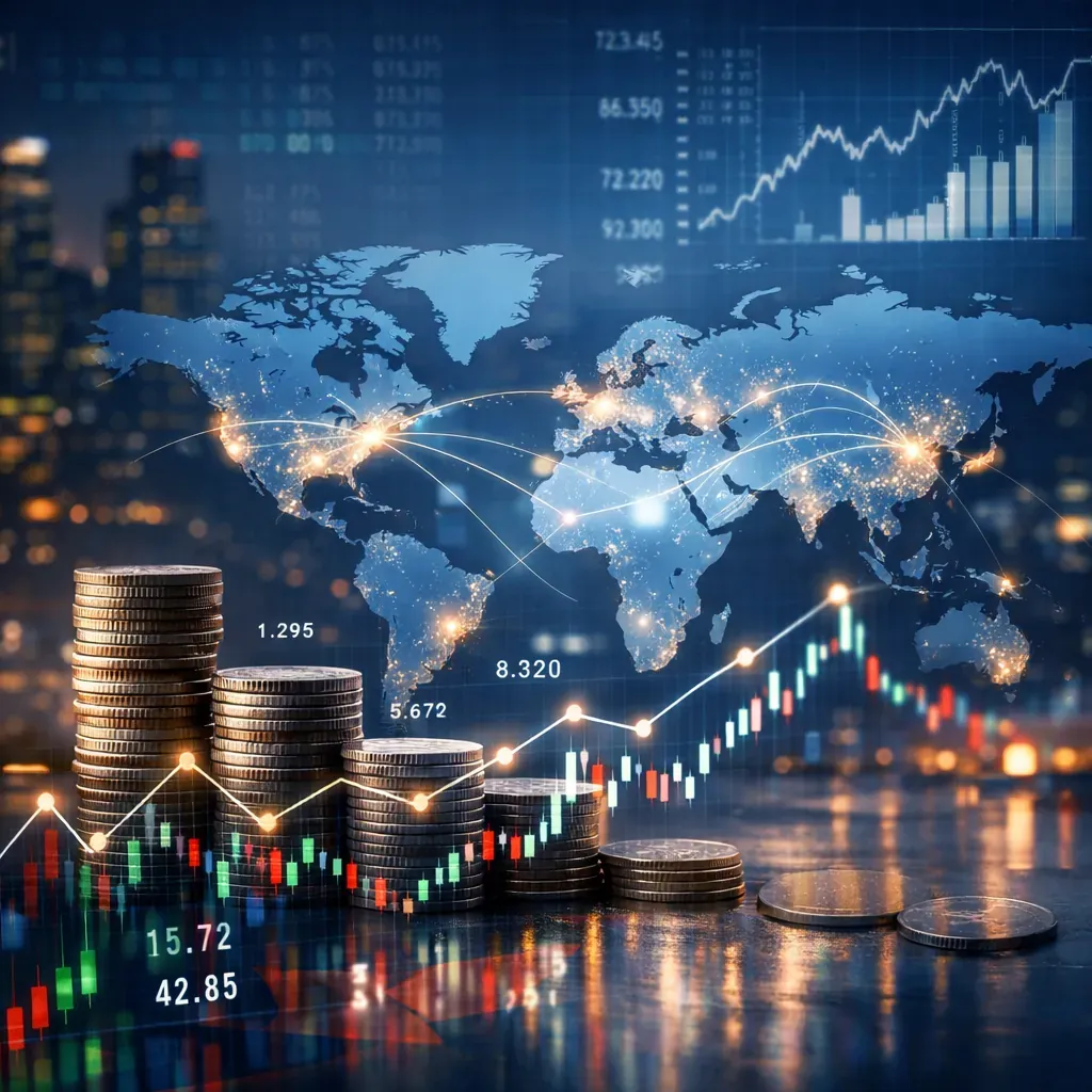 Représentation abstraite de capitaux et marchés internationaux