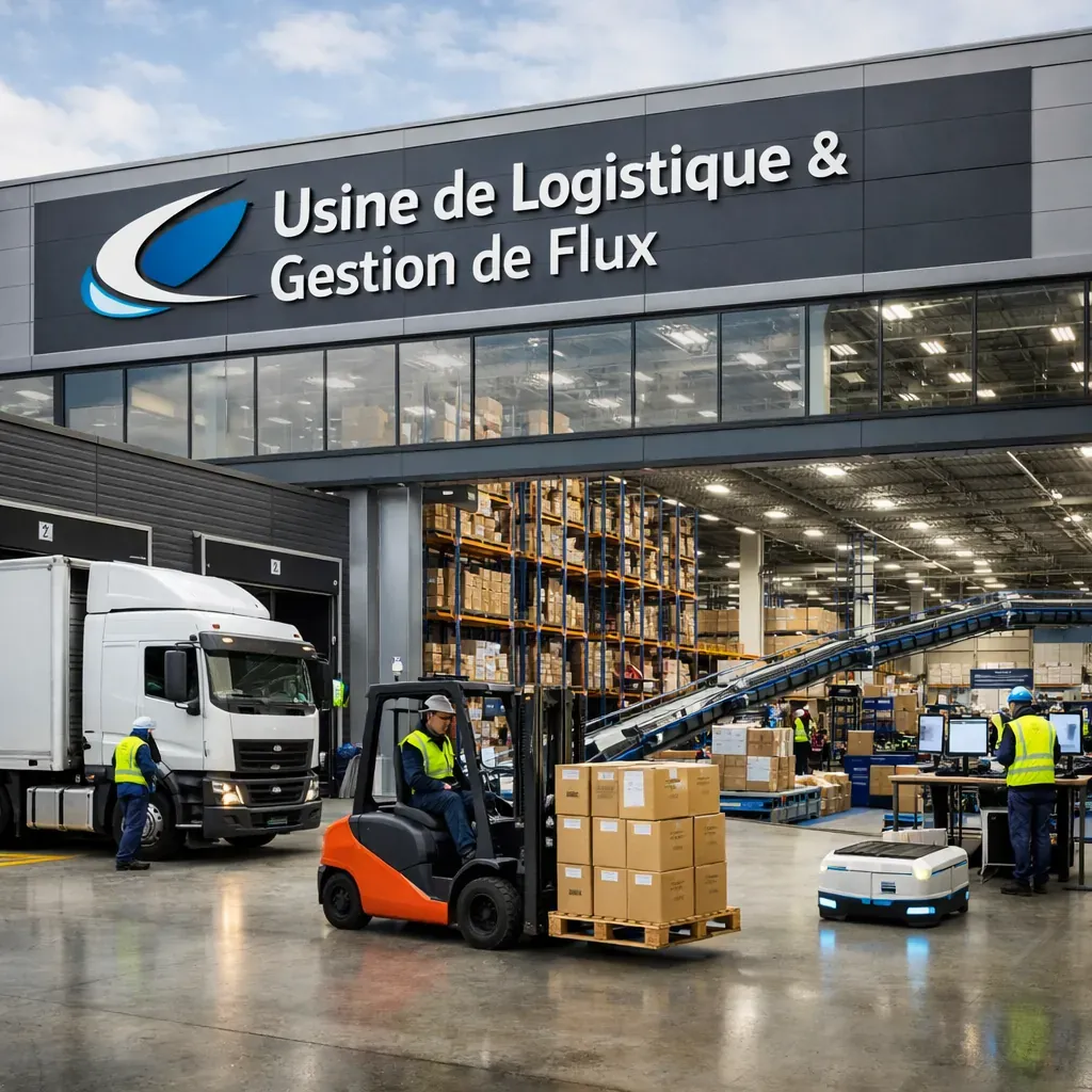 Usine de logistique et gestion de flux