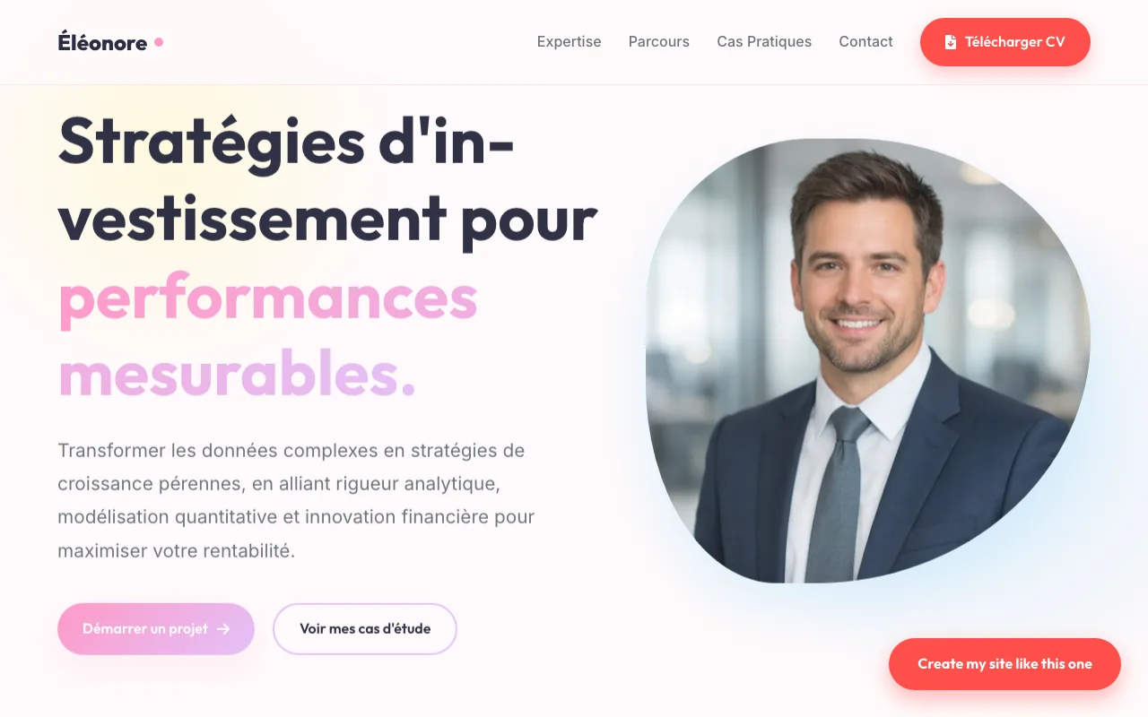 CV professionnel — Classique