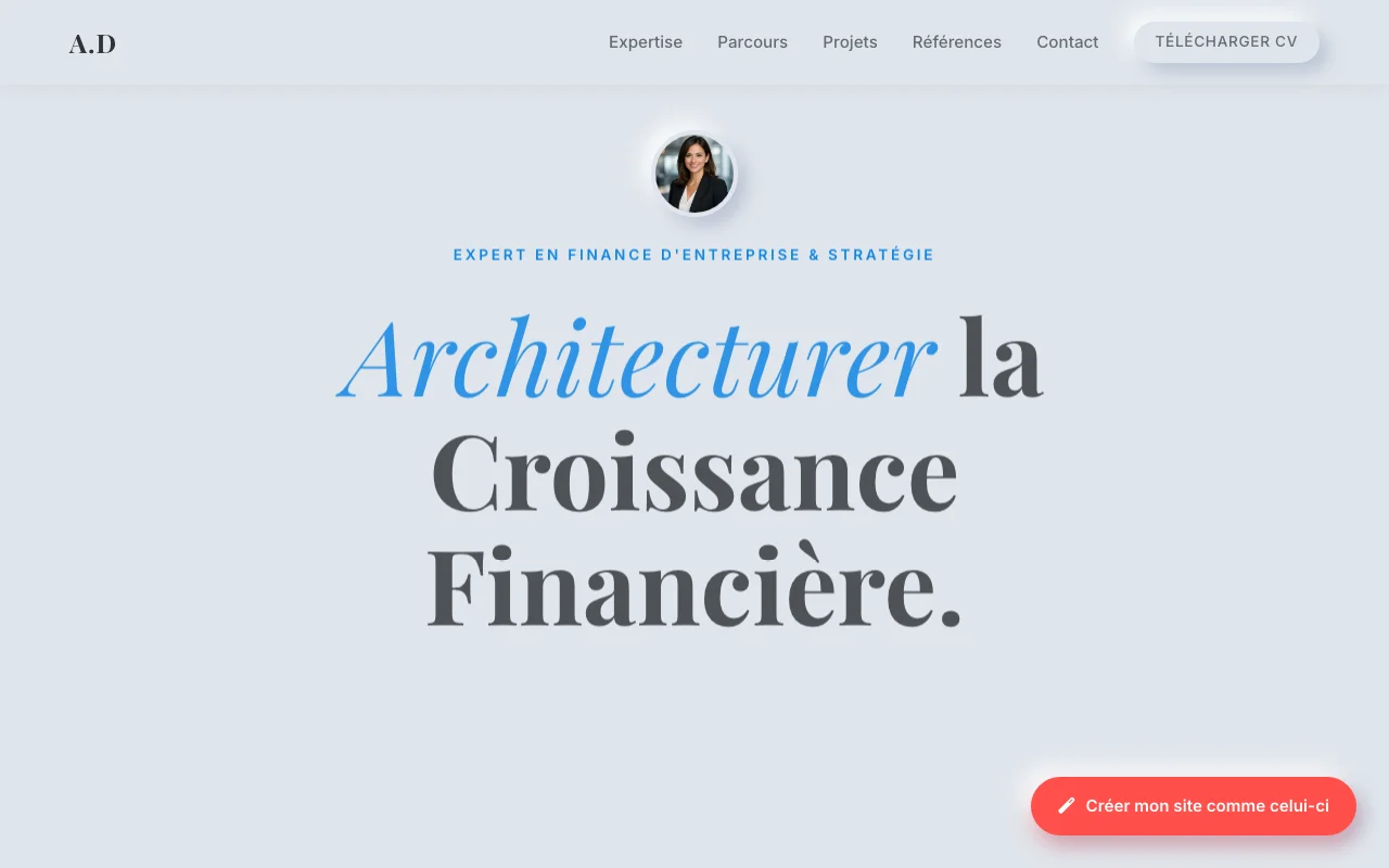 CV professionnel — Éditorial