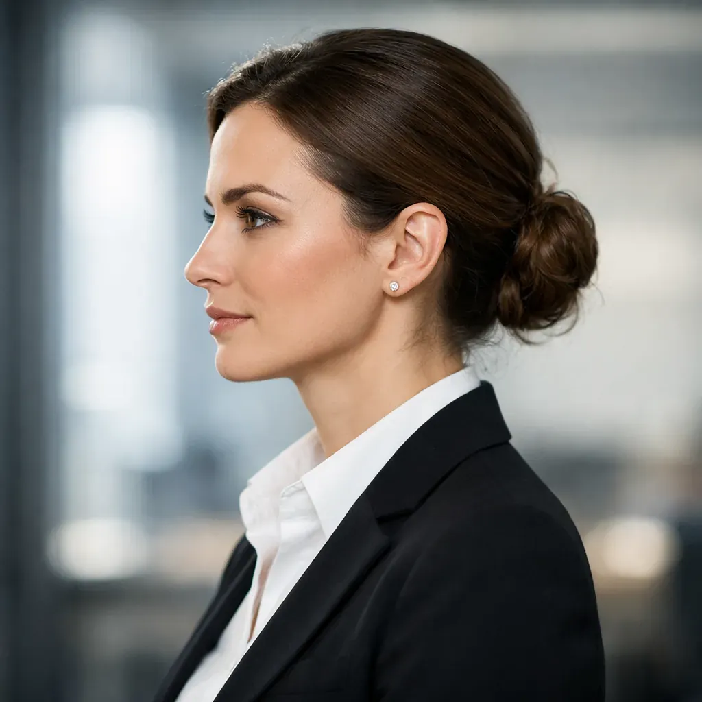 Portrait de profil professionnel