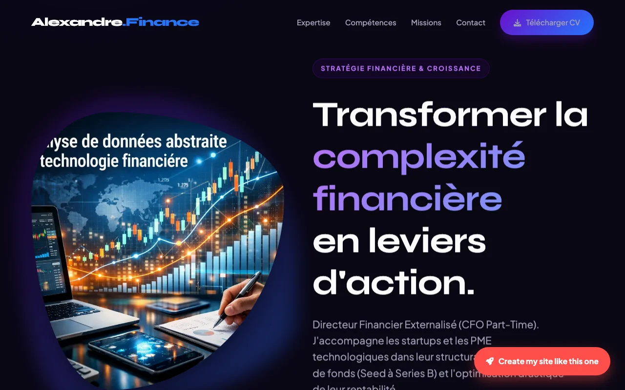 CV professionnel — Startup