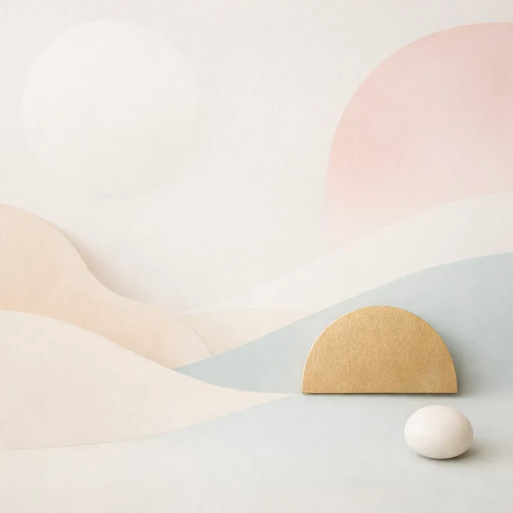 Abstrait pastel design minimaliste