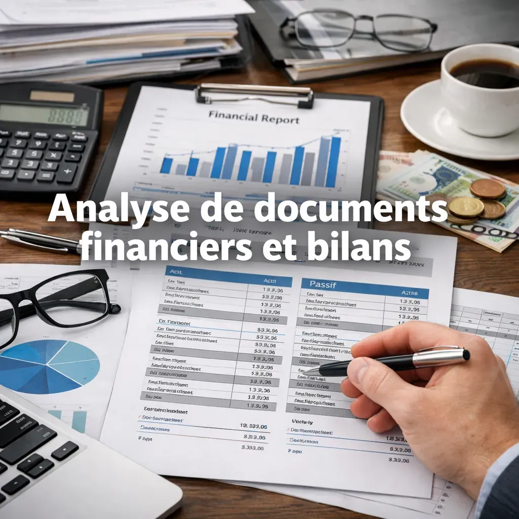 Analyse de documents financiers et bilans