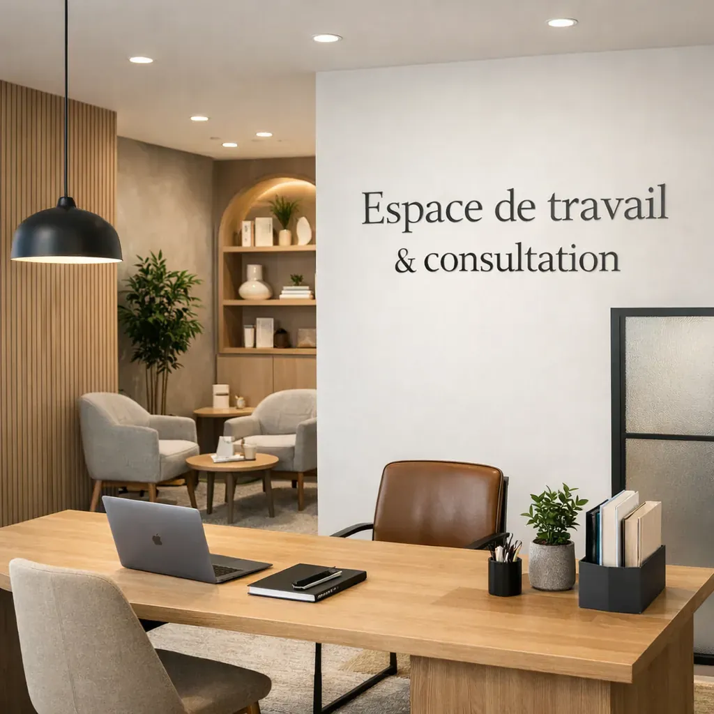 Espace de travail et consultation design