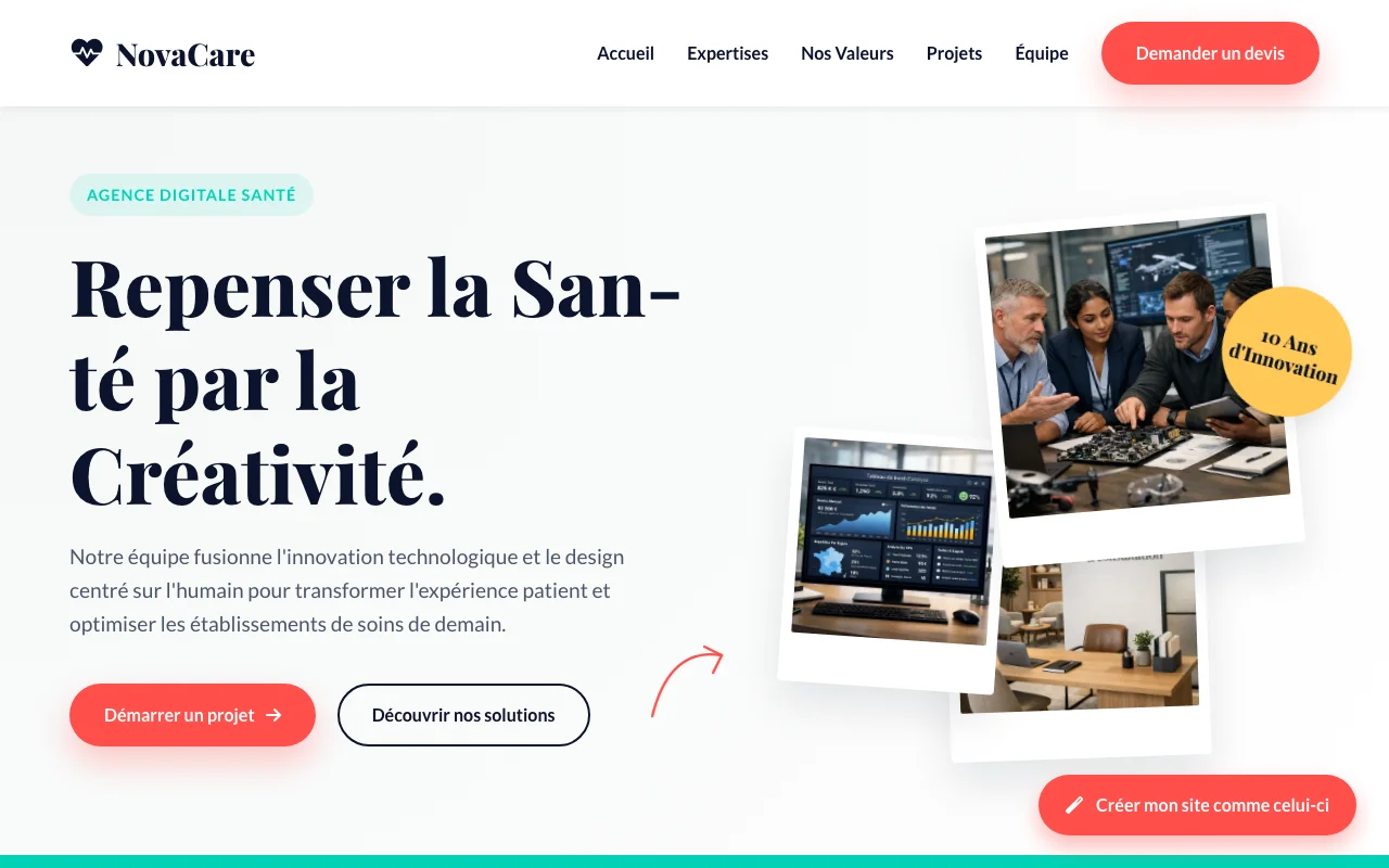 Business site — Agency