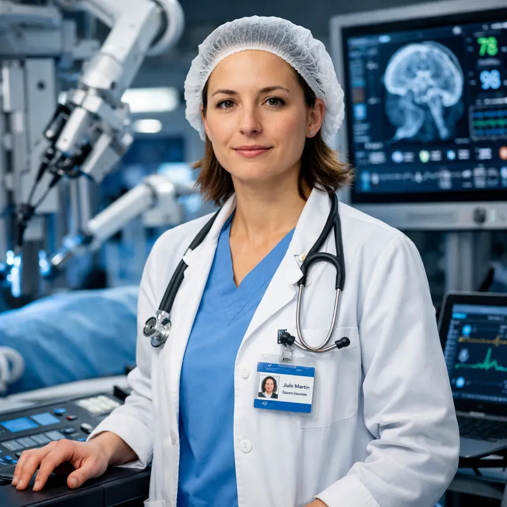 Professionnelle de santé en environnement technologique