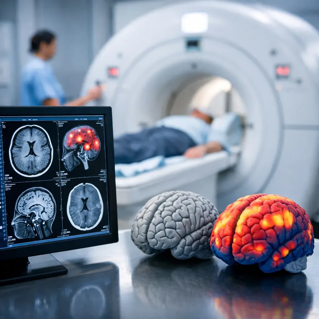 Scanners médicaux et cerveaux en imagerie