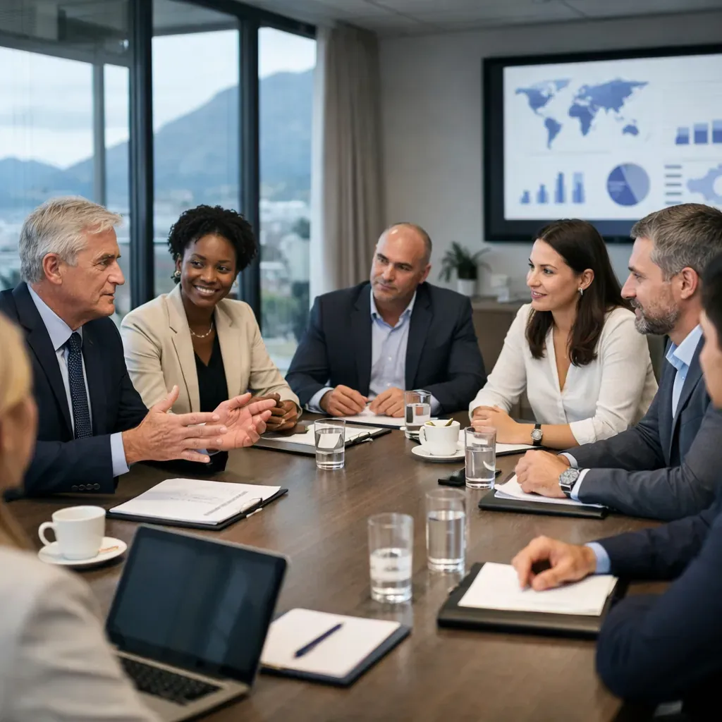 Réunion de professionnels