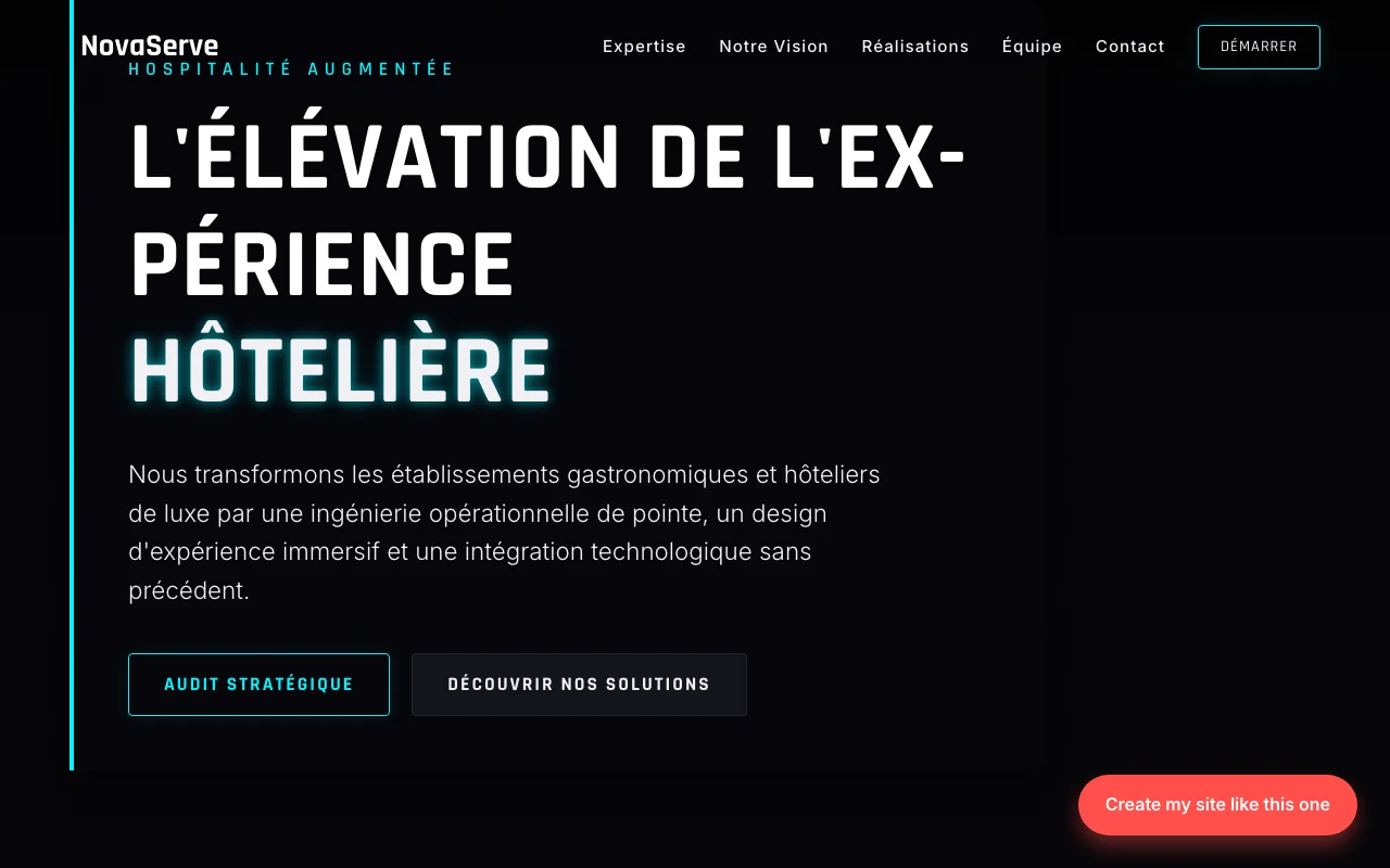 Business site — Cinematic