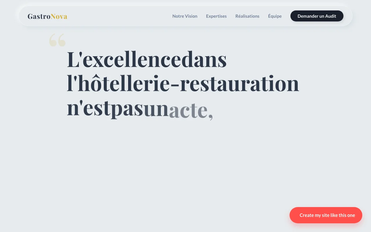 Business site — Manifesto