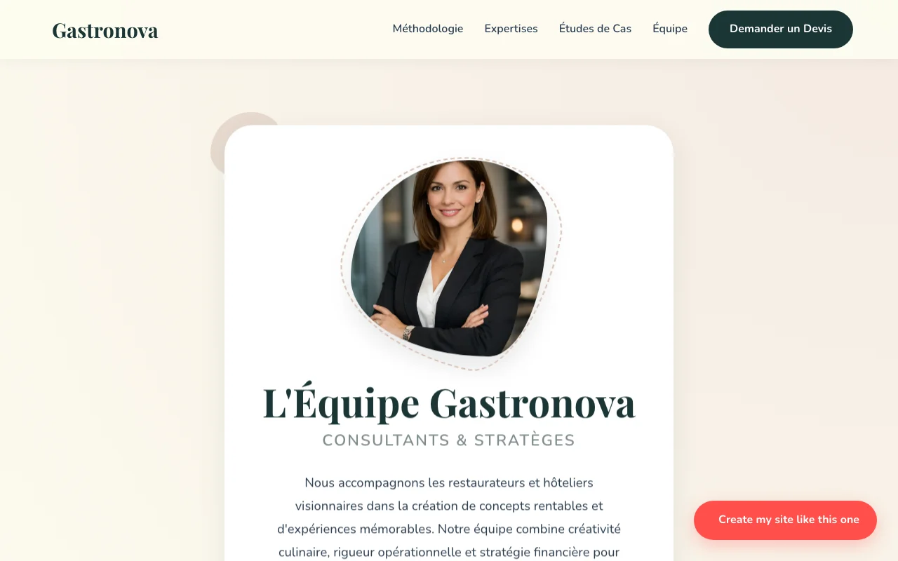 Business site — Warm