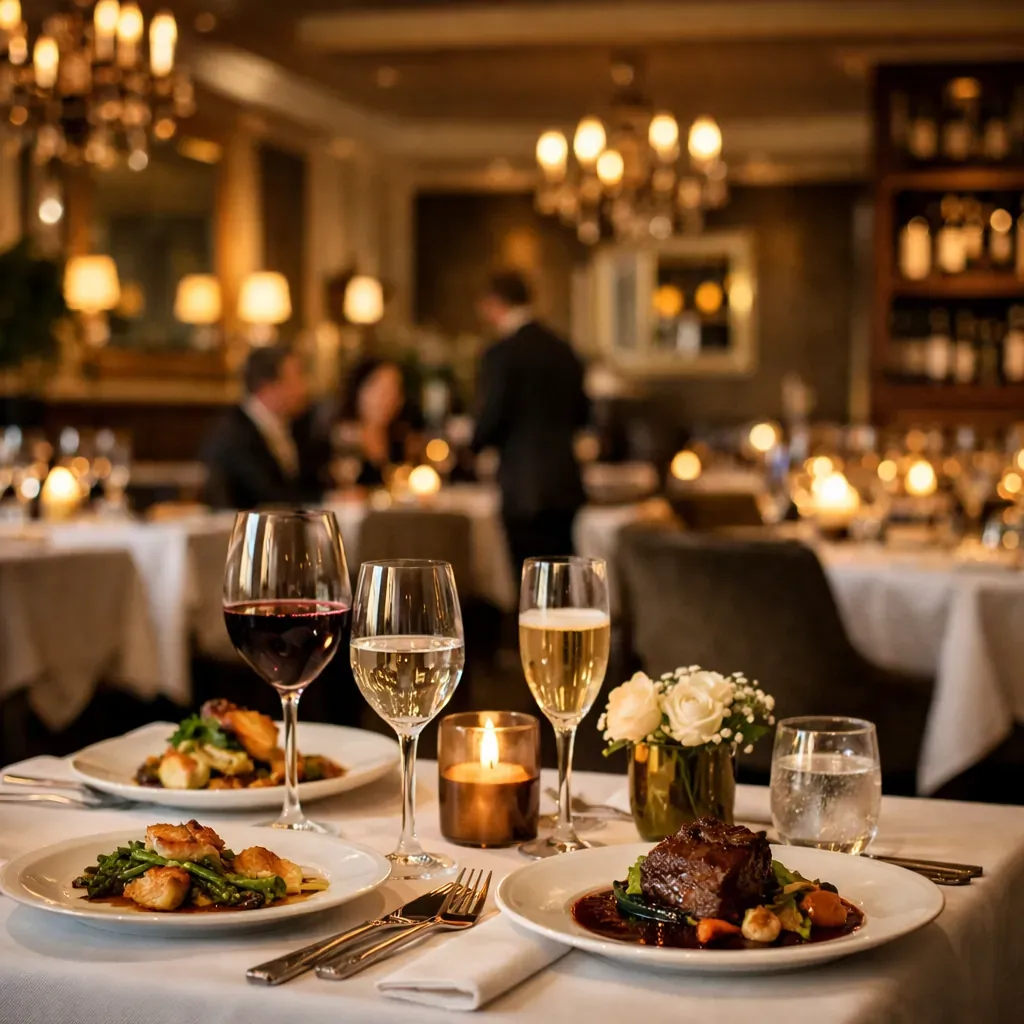 Salle de restaurant moderne