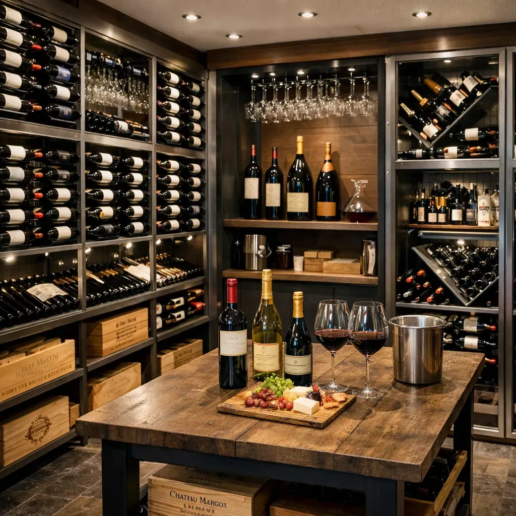 Verres de vin en dégustation