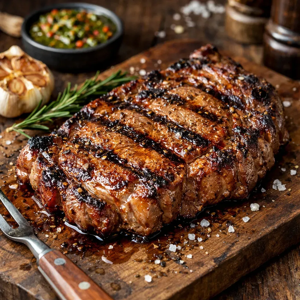 Pièce de viande grillée