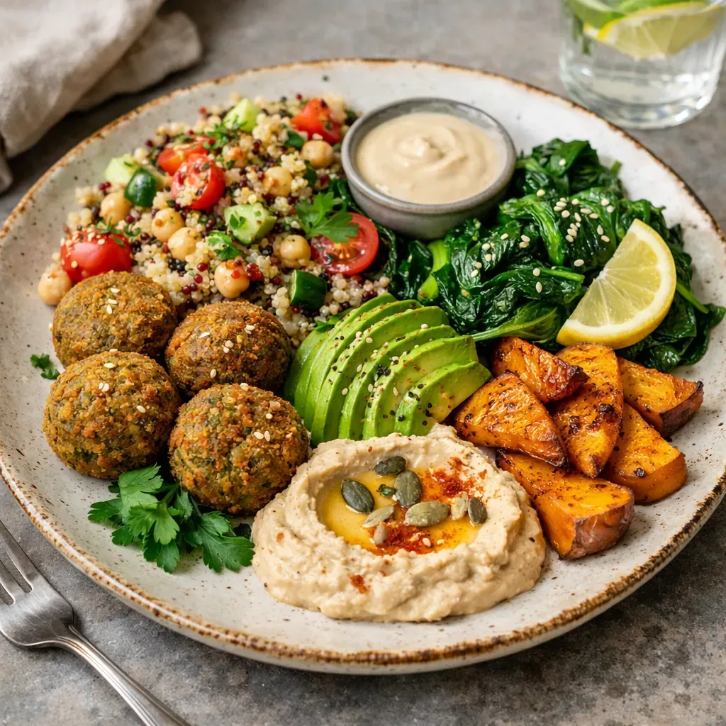Plat sain et végétarien