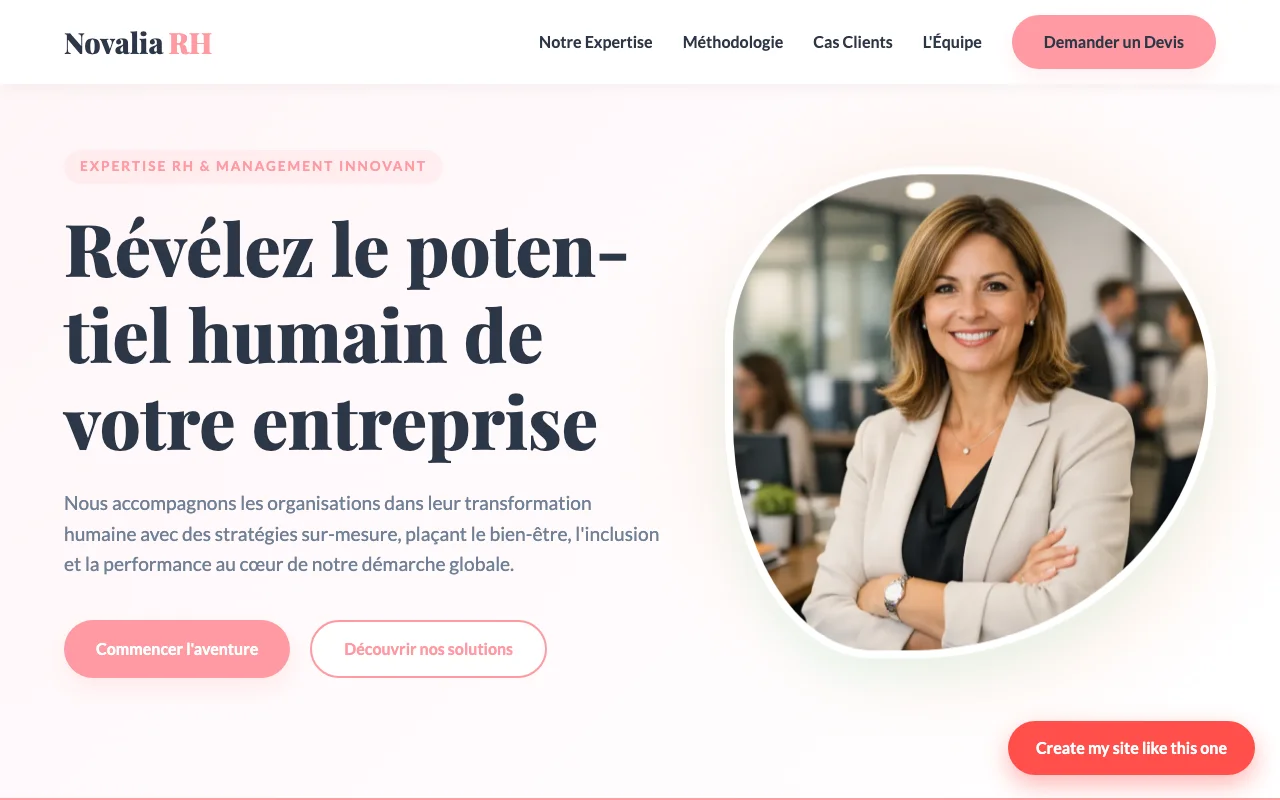 Site d'entreprise — Classique