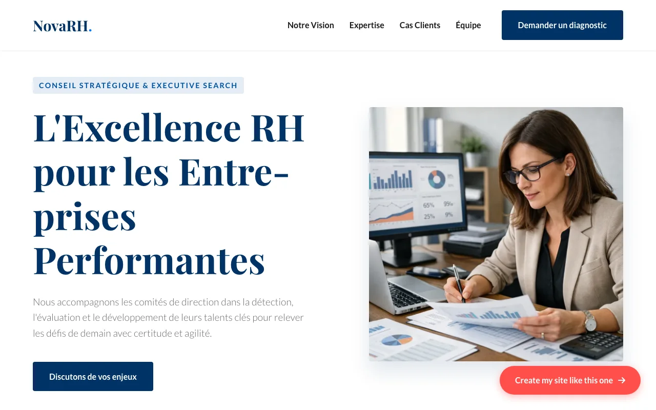 Site d'entreprise — Corporate